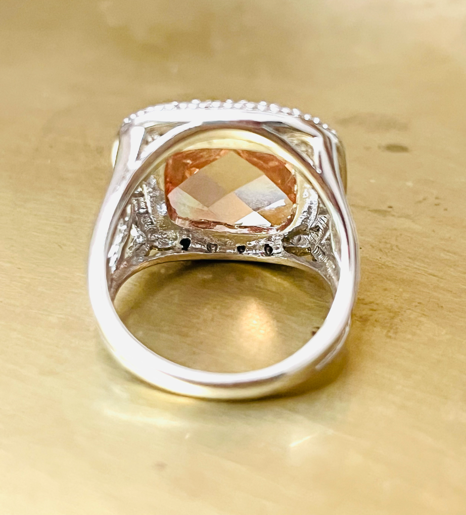 Sterling Autumn Sky Cocktail Ring