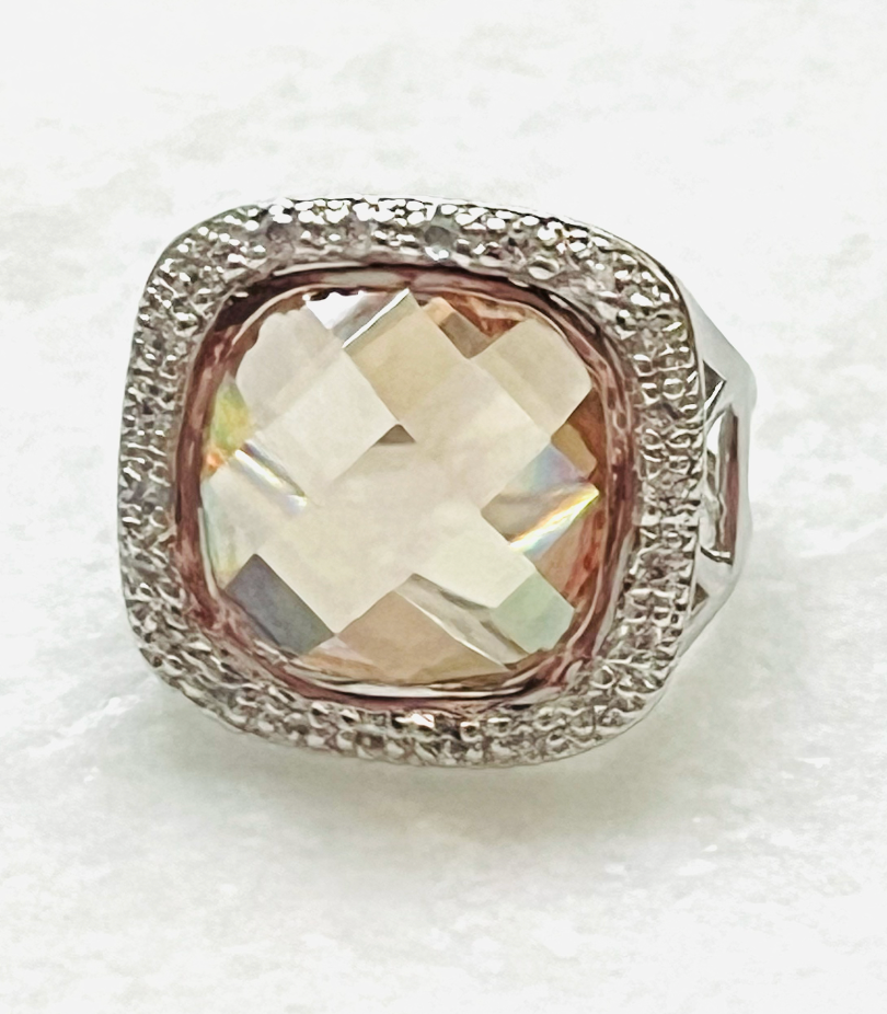 Sterling Autumn Sky Cocktail Ring