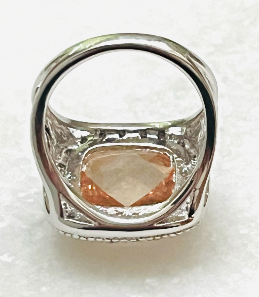 Sterling Autumn Sky Cocktail Ring