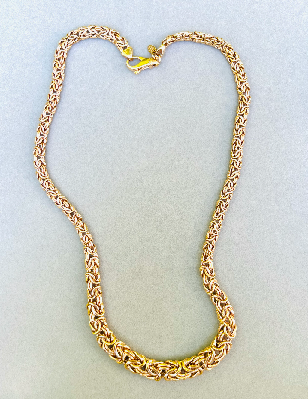 Milor Italy Bronze Byzantine Necklace