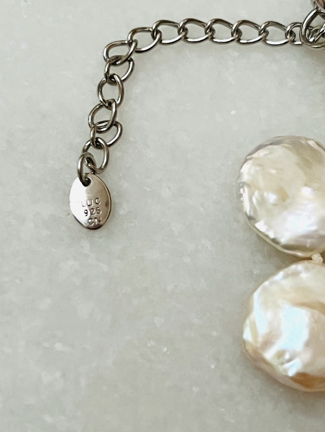 Lucas Lameth Coin Pearl Necklace