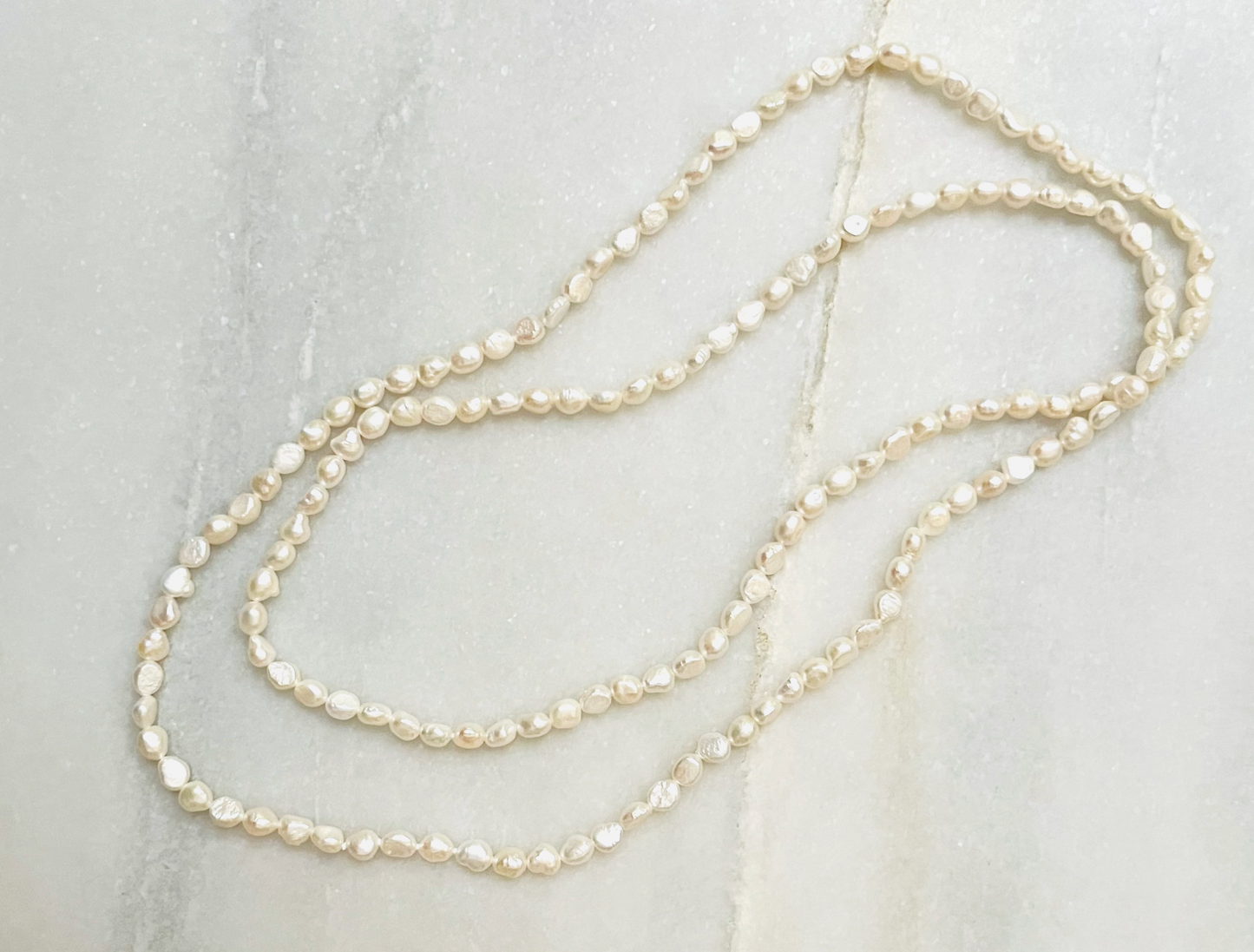 Endless Freshwater Pearl Necklace