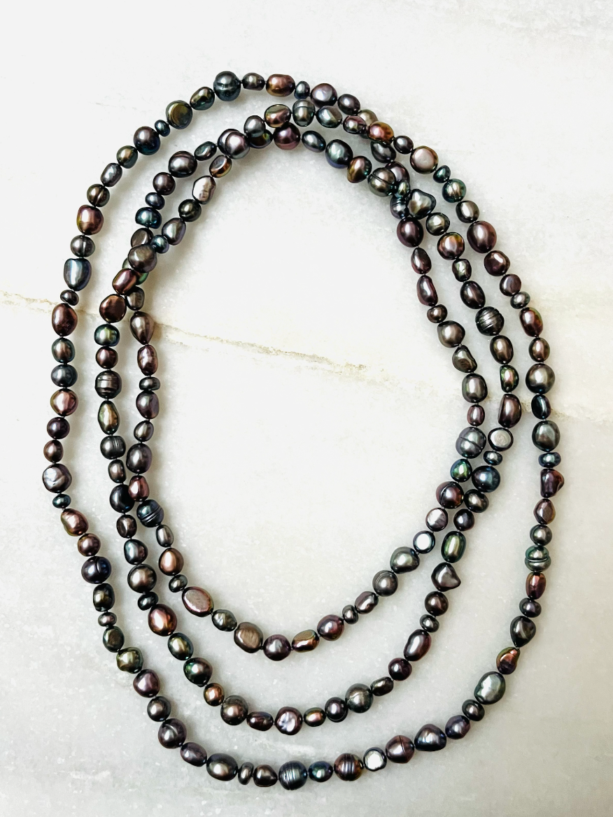 Honora Dyed 62" Endless Pearl Strand