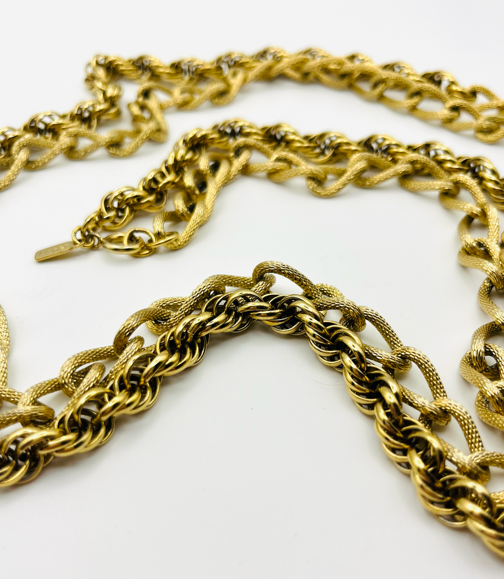Monet Double Chain Necklace
