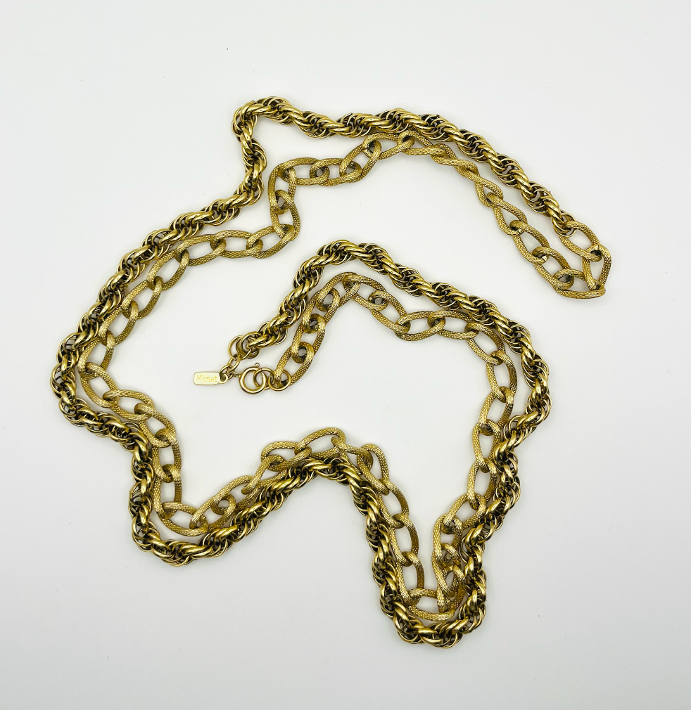 Monet Double Chain Necklace