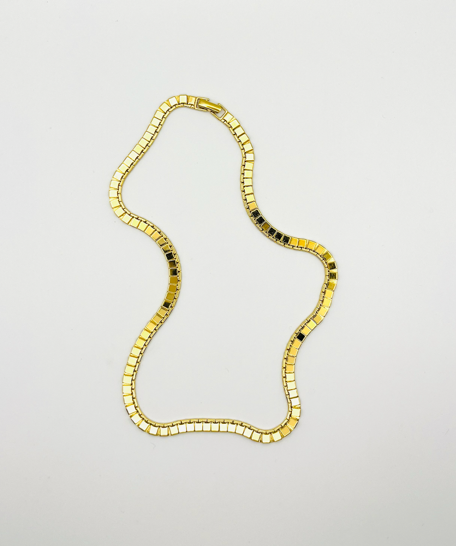 Monet Box Chain Necklace