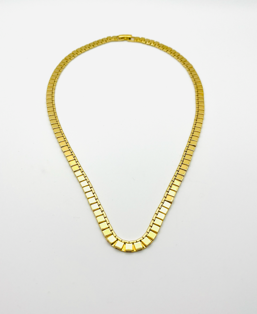 Monet Box Chain Necklace
