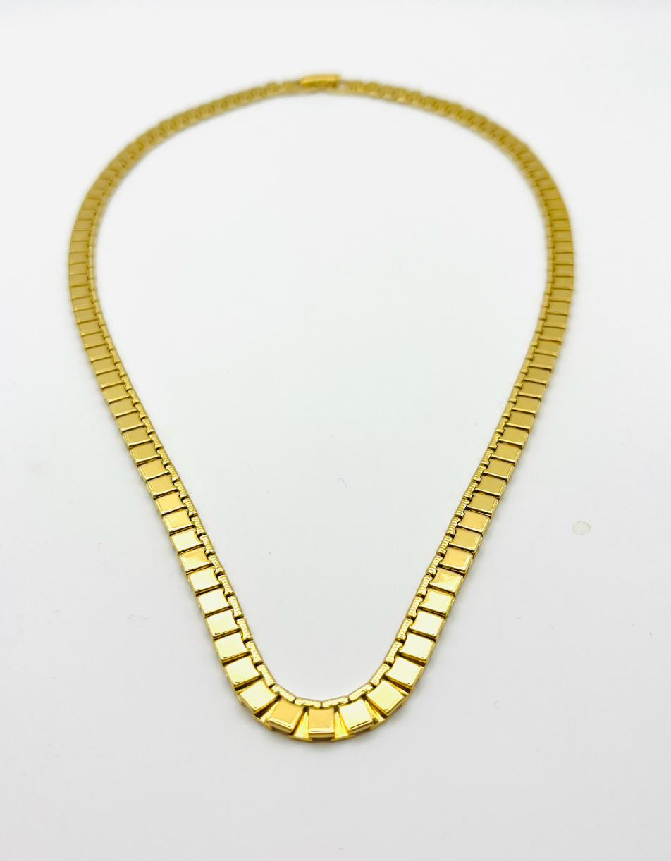 Monet Box Chain Necklace