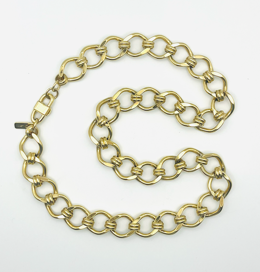 Monet Linked Curb Necklace