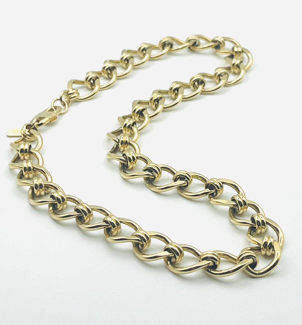 Monet Linked Curb Necklace