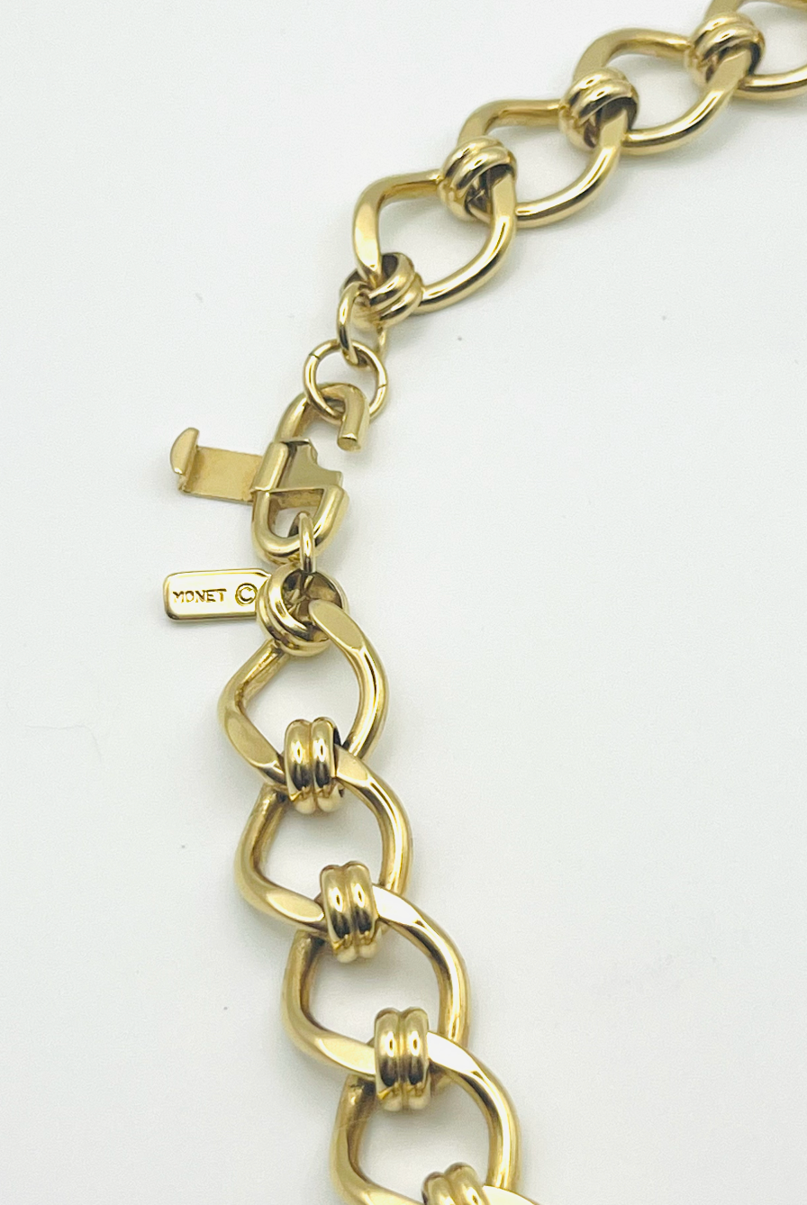 Monet Linked Curb Necklace
