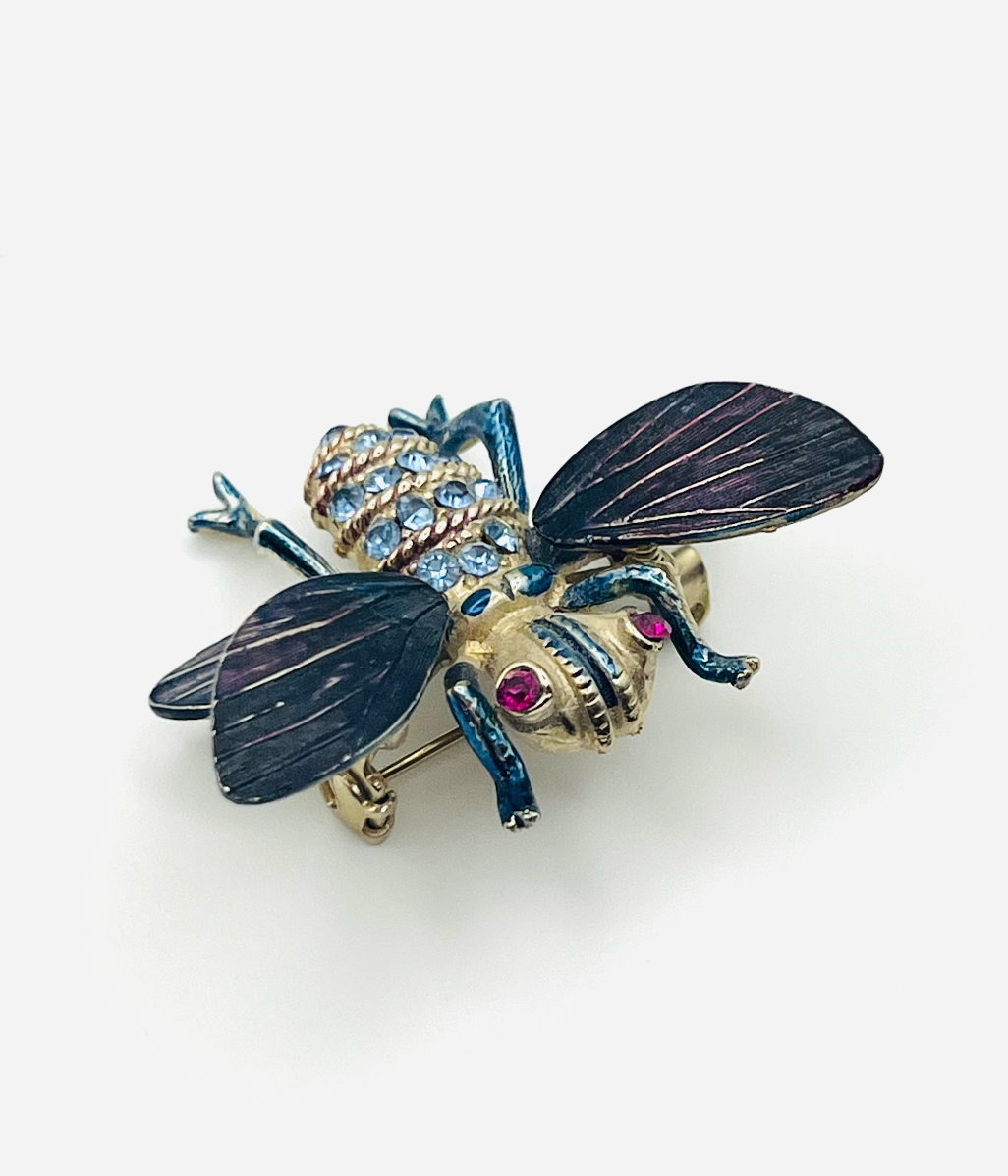 Weiss Trembler Wing Bee Brooch