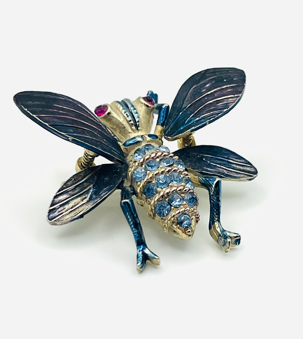 Weiss Trembler Wing Bee Brooch