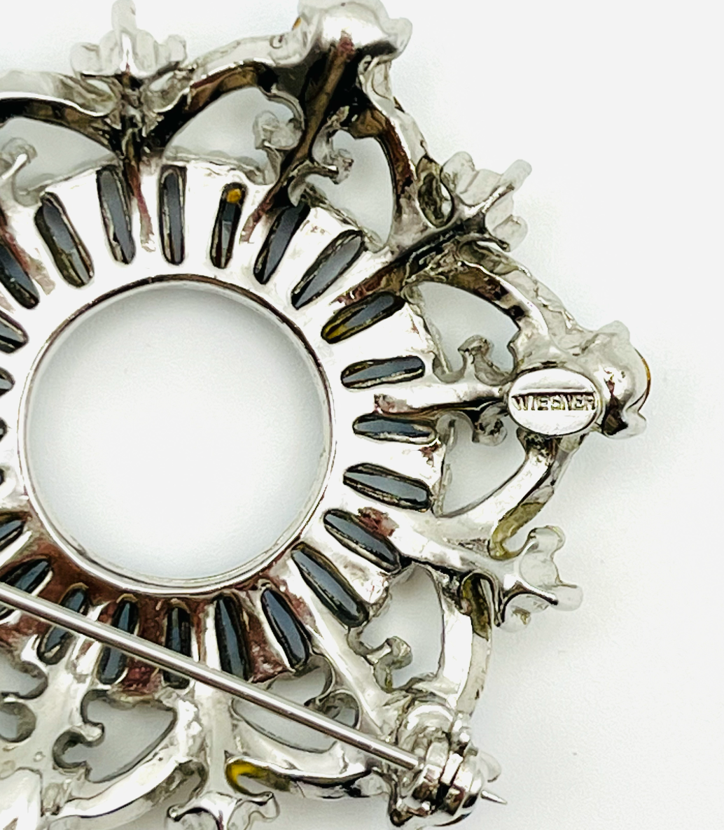 Wiesner Crystal "Royal Starburst" Brooch