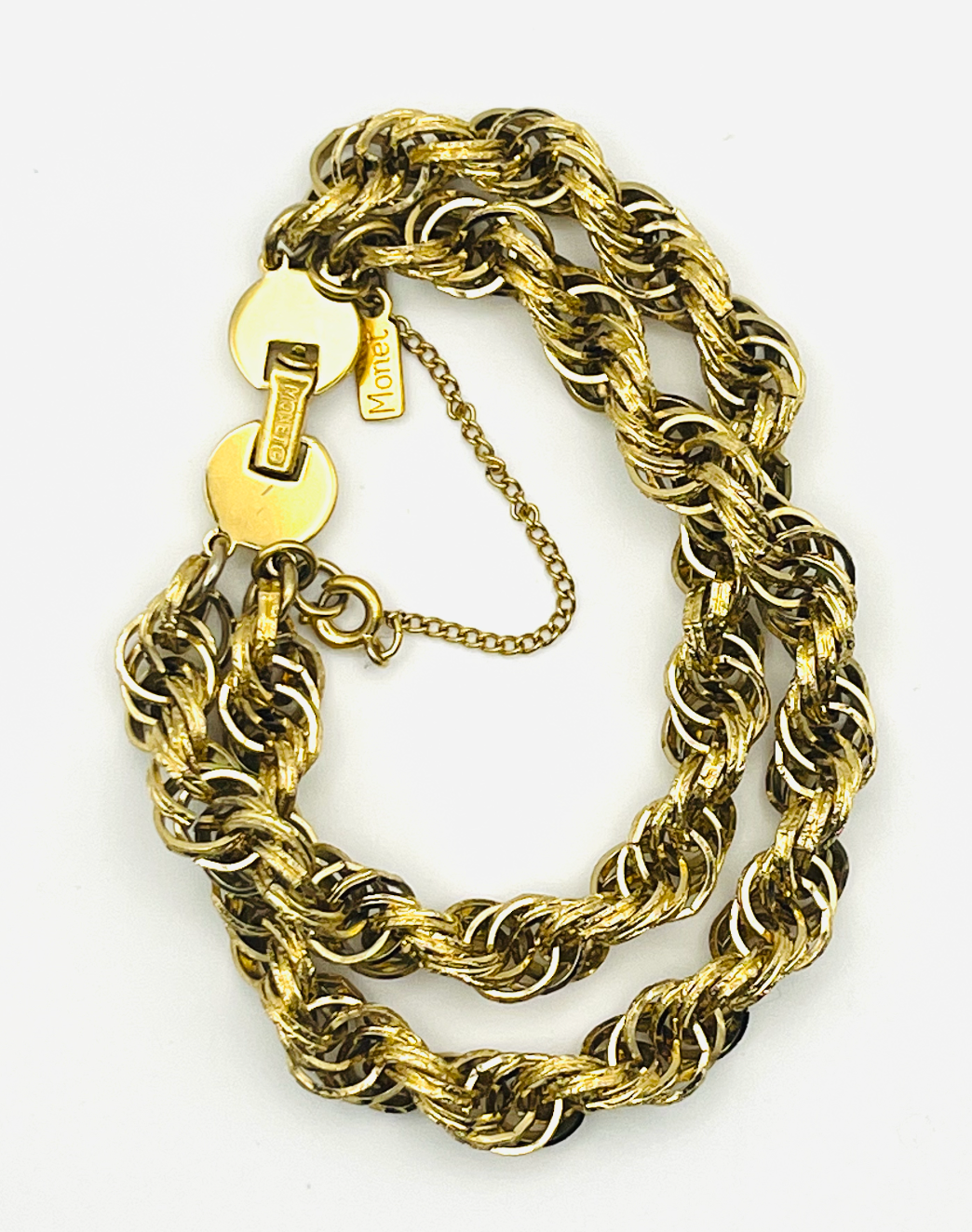 Monet Double Strand Rope Chain Bracelet