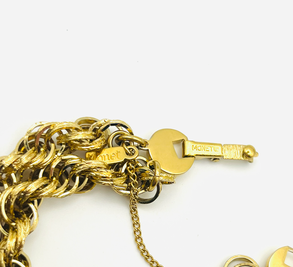 Monet Double Strand Rope Chain Bracelet