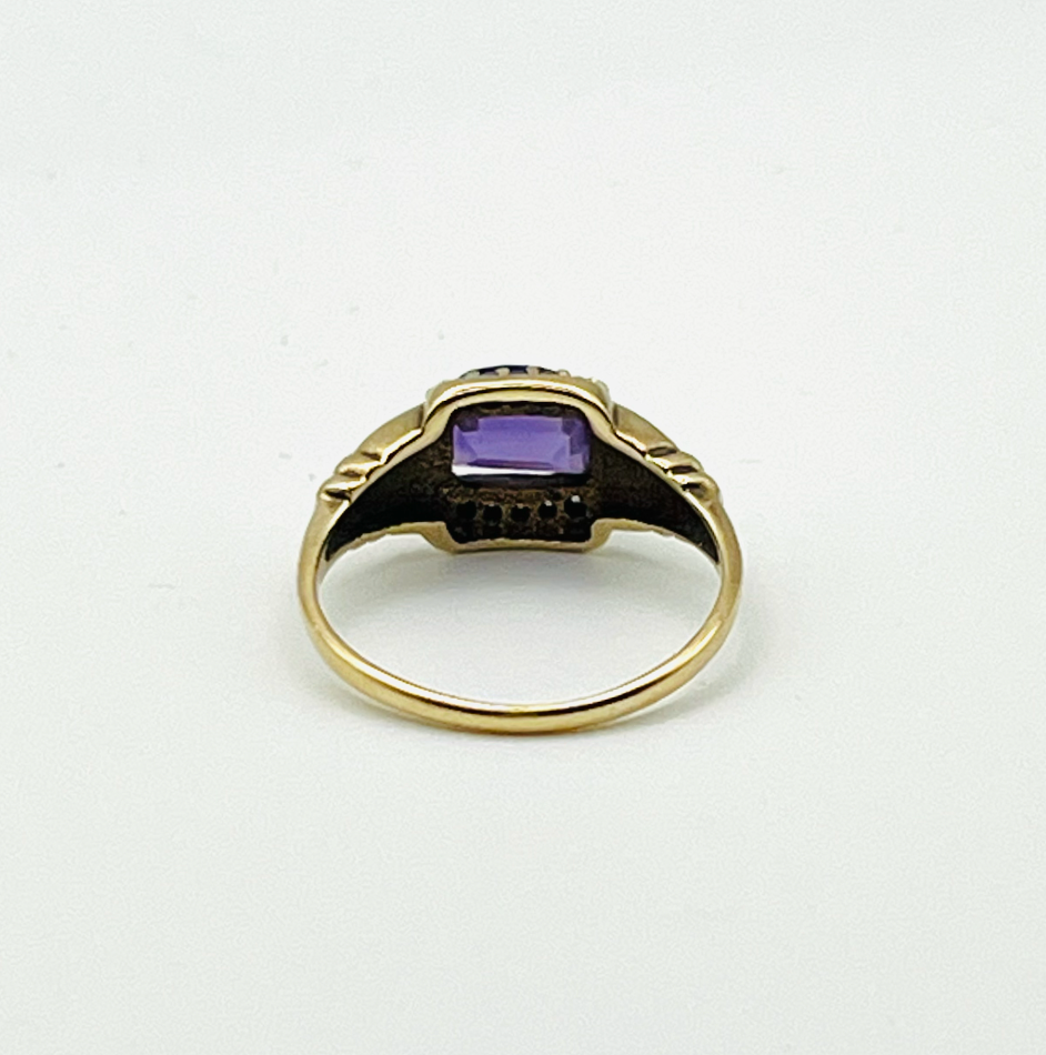 Art Deco Amethyst Ring