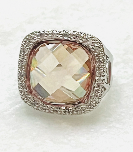 Sterling Autumn Sky Cocktail Ring