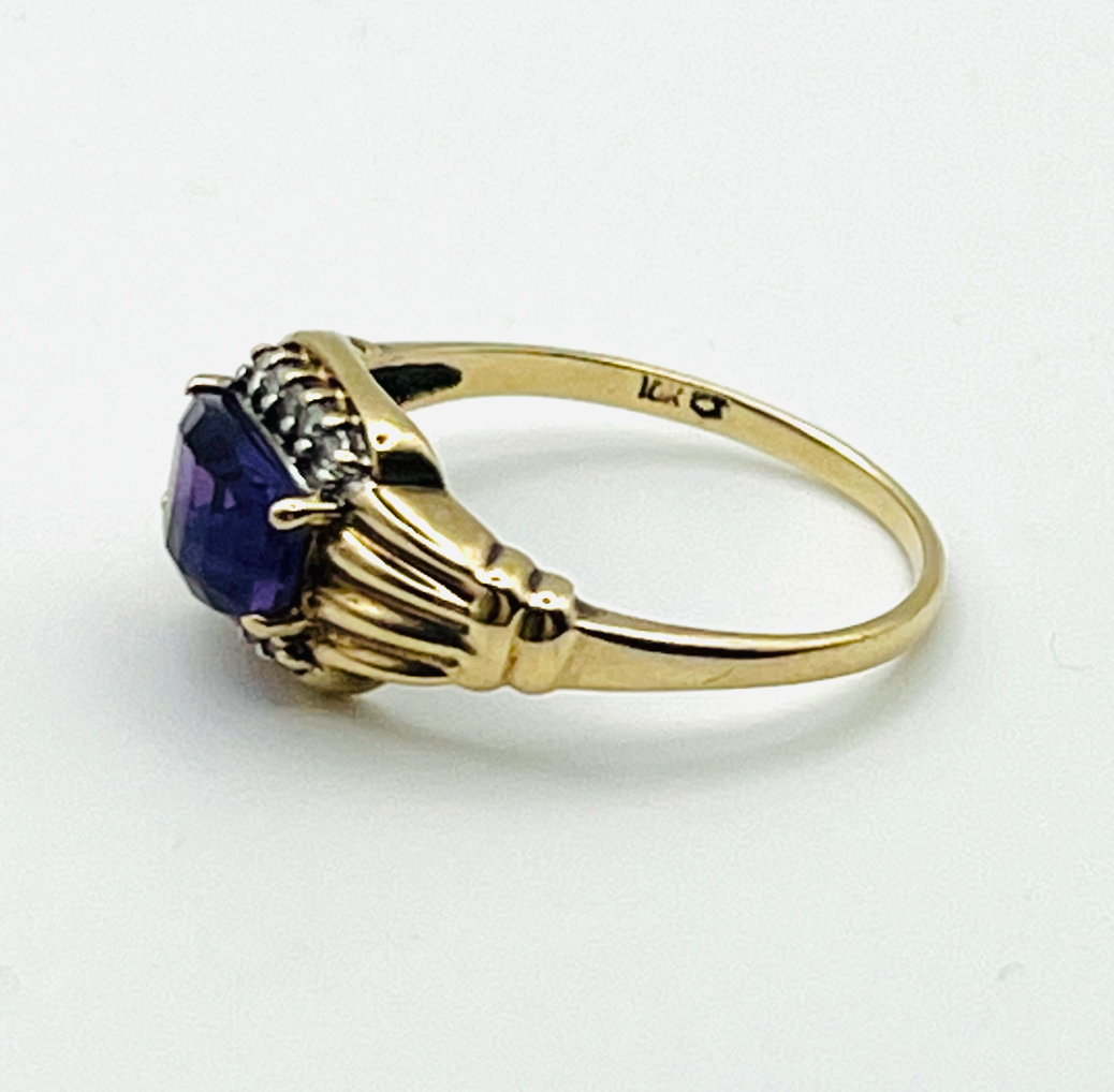 Art Deco Amethyst Ring