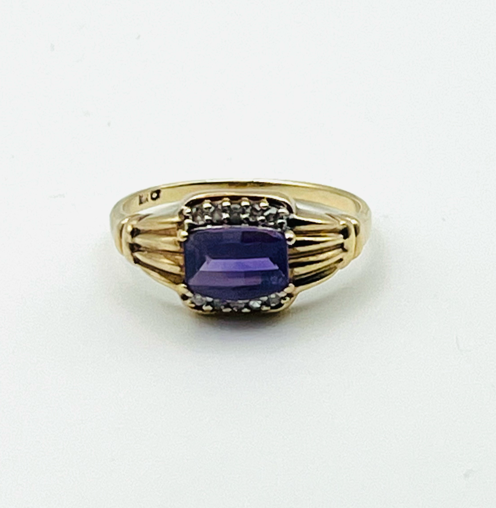 Art Deco Amethyst Ring