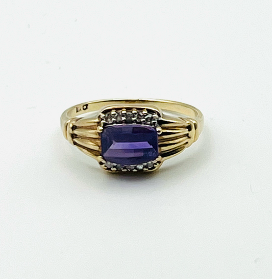 Art Deco Amethyst Ring