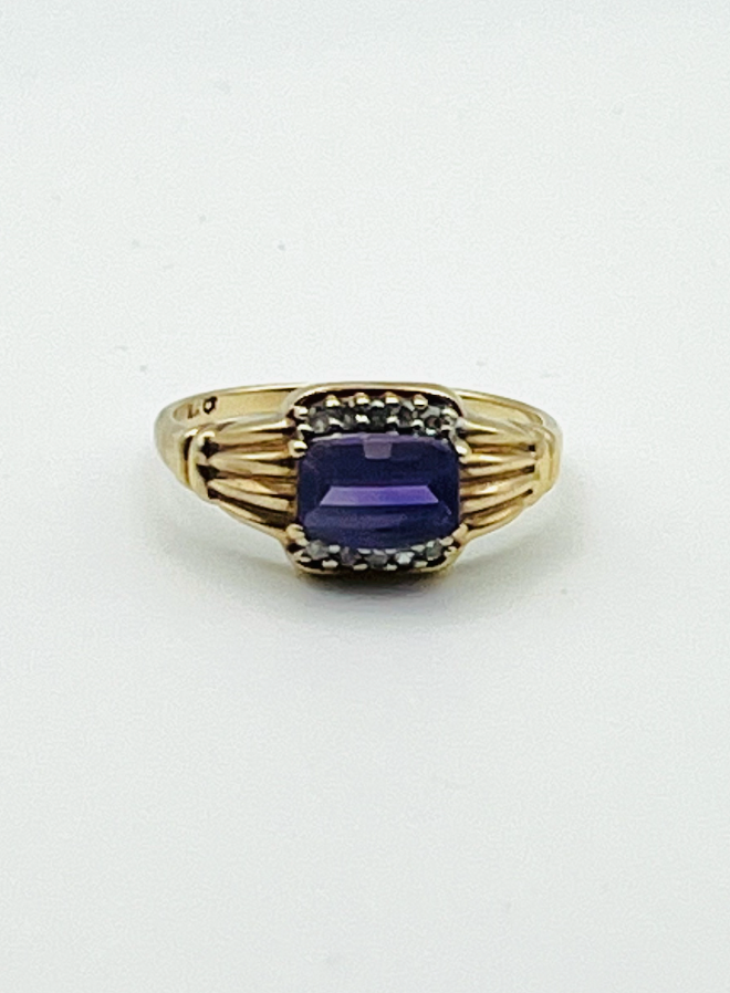 Art Deco Amethyst Ring