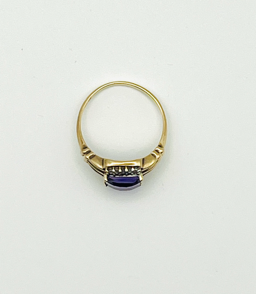 Art Deco Amethyst Ring