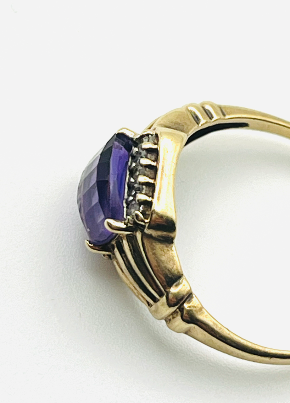 Art Deco Amethyst Ring