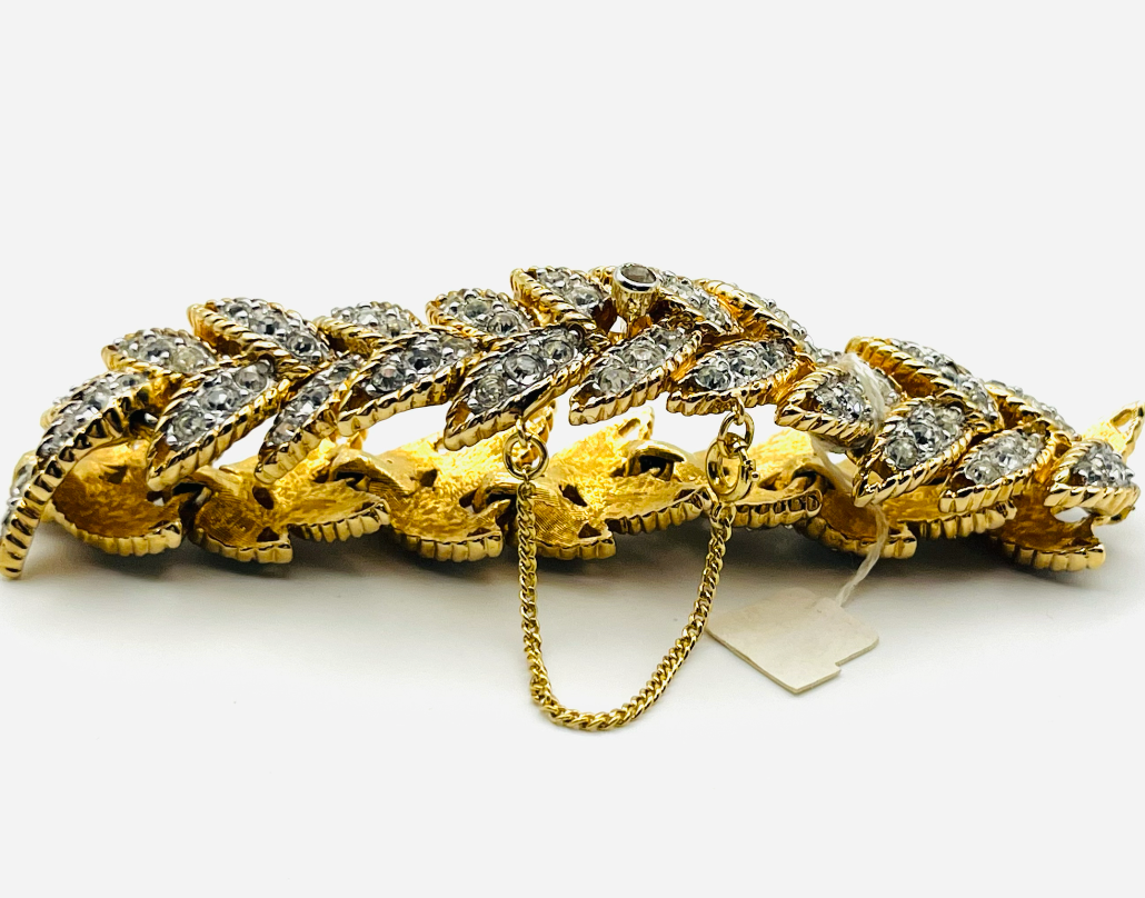 Joseph Mazer Crystal Laurel Bracelet
