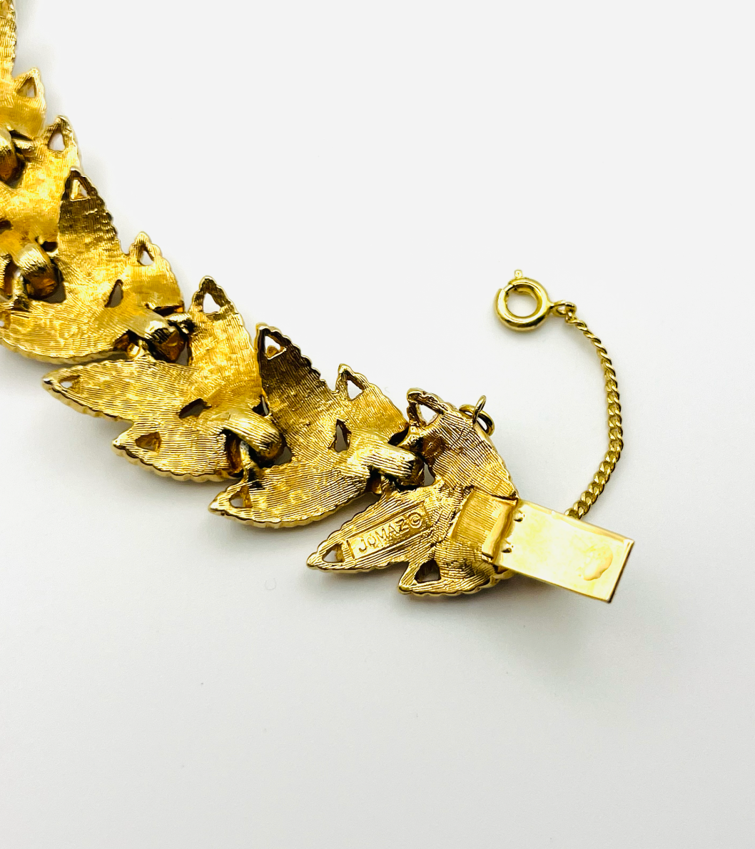Joseph Mazer Crystal Laurel Bracelet