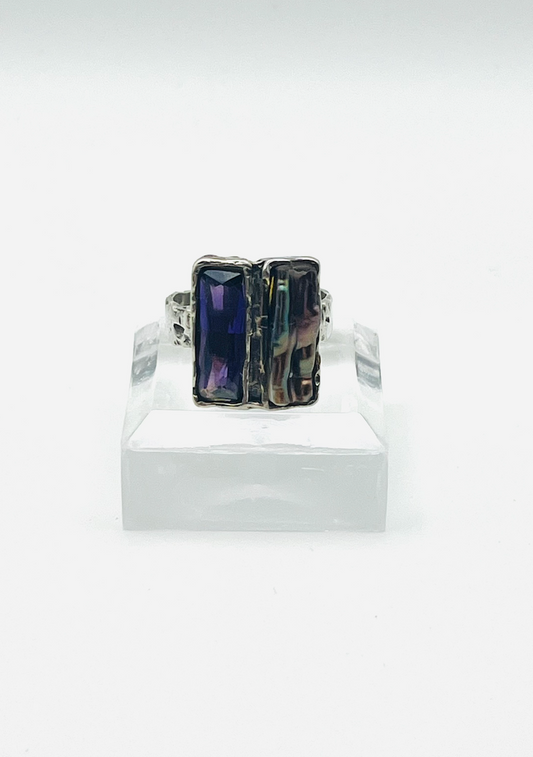 Ascopa Double Baguette Ring