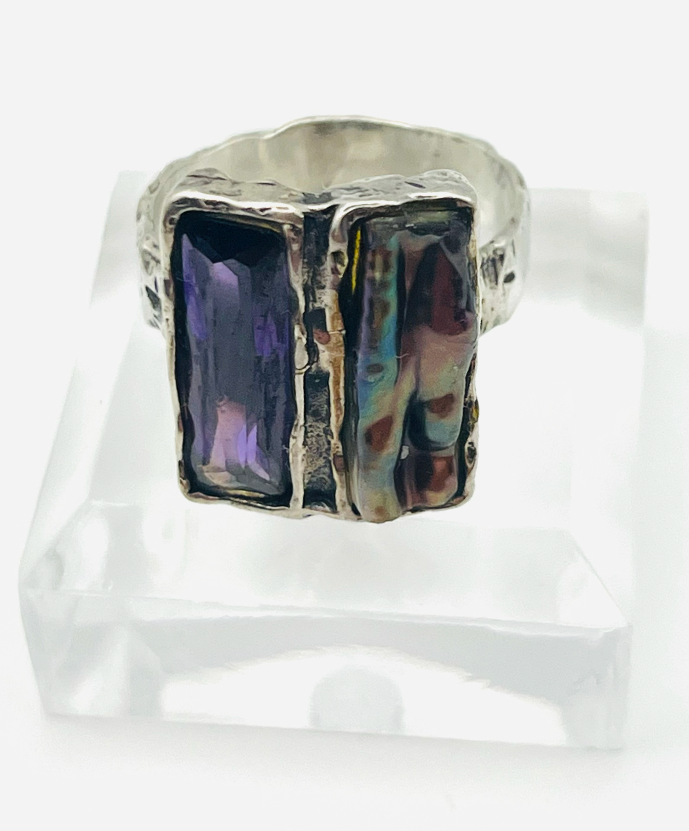Ascopa Double Baguette Ring