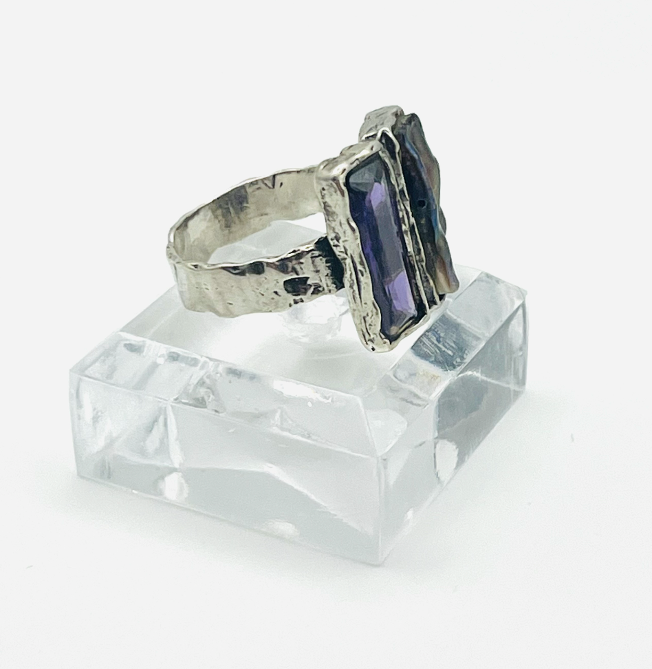 Ascopa Double Baguette Ring