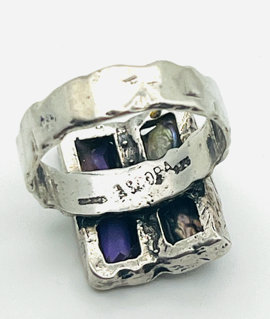 Ascopa Double Baguette Ring