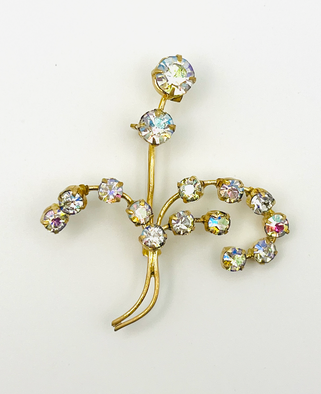 Austrian Swaying Crystal Brooch