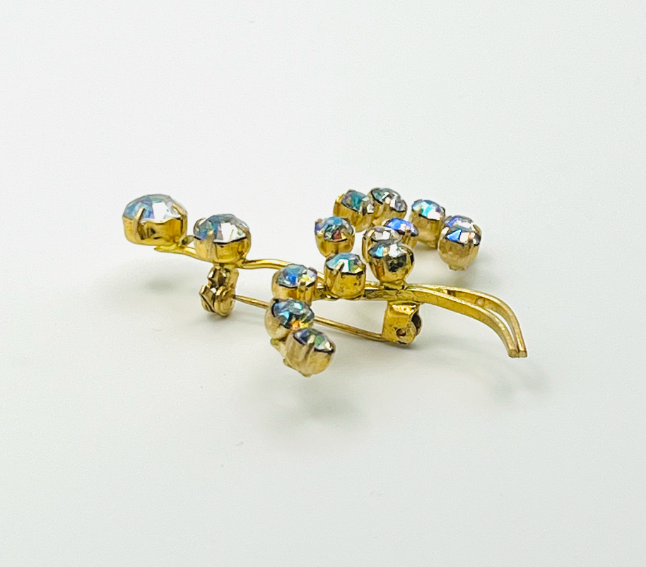 Austrian Swaying Crystal Brooch