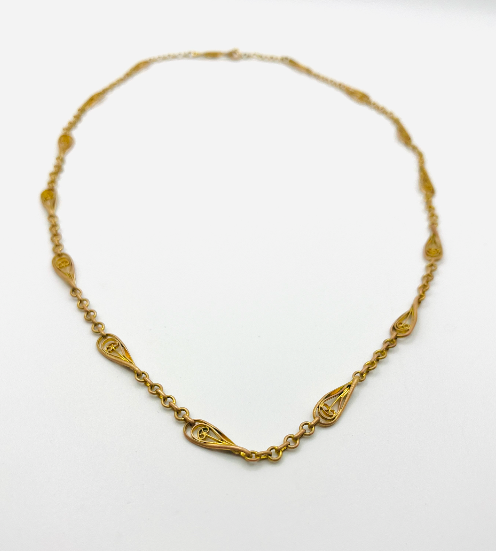 French Filigree Necklace