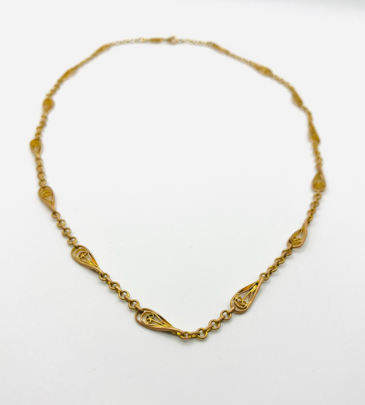 French Filigree Necklace